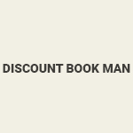 discount book man logo icon
